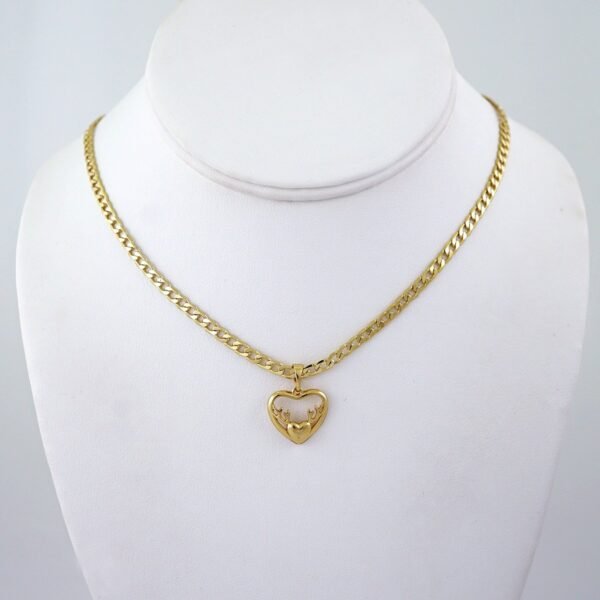 Cadenas & Colgantes/ Chain W/Pendants/ 14K Real Color/ Plain/ 3mmx45cm// SET1181