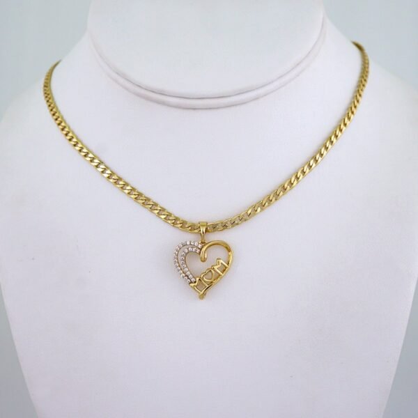 Cadenas & Colgantes/ Chain/Pendants/ Zircon Stone/ 14K Real Color/ 3mmx45cm// SET1193