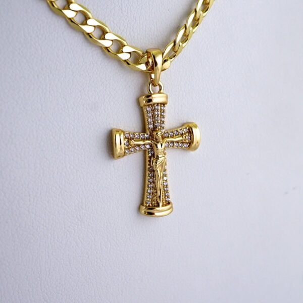 Cadenas & Colgantes/ Chain/Pendants/ Zircon Stone/ 14K Real Color/ 6mmx60cm// SET1194 - Image 2