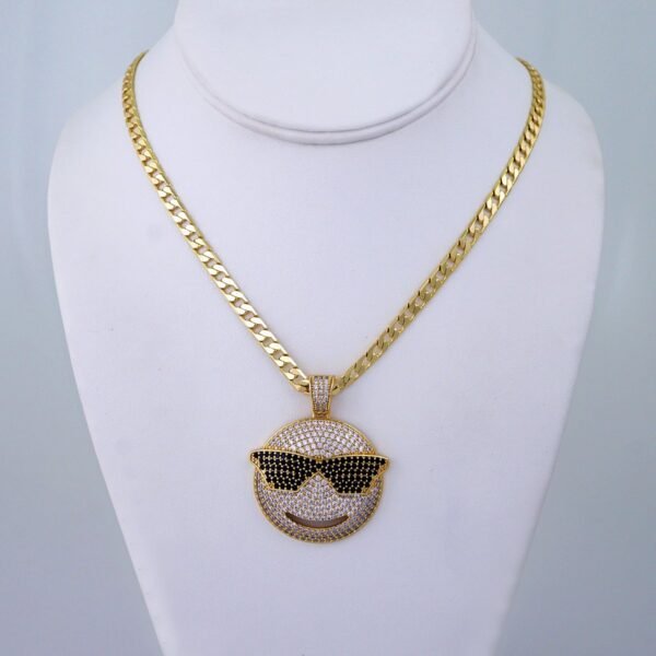 Cadenas & Colgantes/ Chain/Pendants/ Zircon Stone/ 14K Real Color/ 6mmx60cm// SET1195