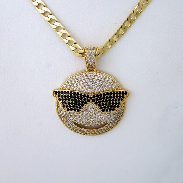 Cadenas & Colgantes/ Chain/Pendants/ Zircon Stone/ 14K Real Color/ 6mmx60cm// SET1195 - Image 2