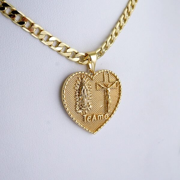 Cadenas & Colgantes/ Chain/Pendants/ Plain/ 14K Real Color/ 5mmx45cm// SET1205 - Image 2