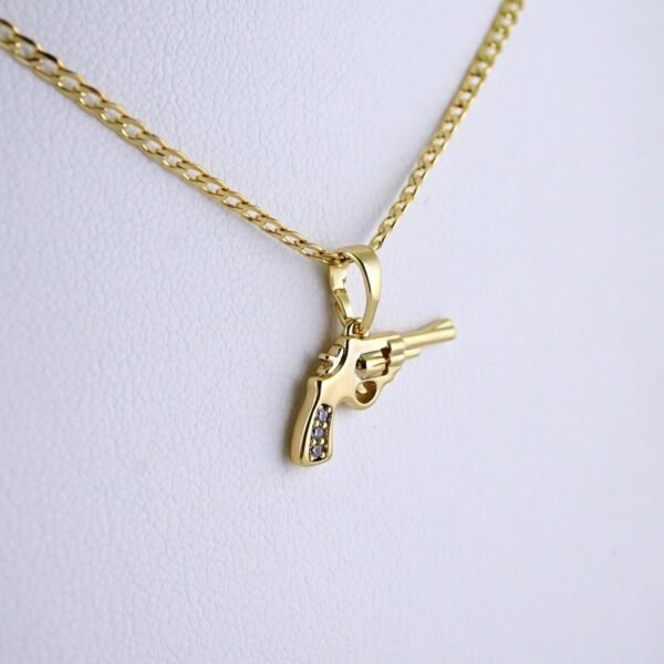Cadenas & Colgantes/ Chain/Pendants/ Zircon Stone/ 14K Real Color/ 2mmx45cm// SET1224 - Image 2