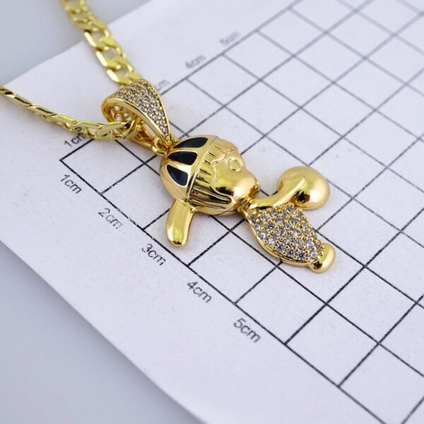Cadenas & Colgantes/ Chain/Pendants/ Zircon Stone/ 14K Real Color/ 5mmx45cm// SET1233 - Image 3
