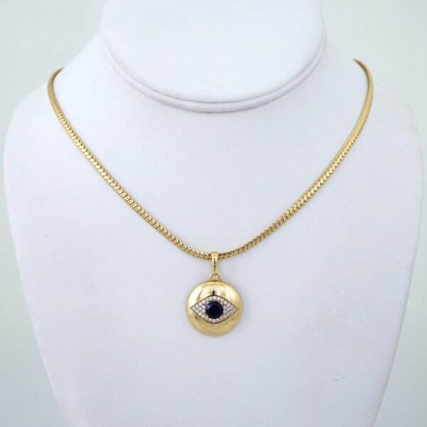 Cadenas & Colgantes/ Chain/Pendants/ Zircon Stone/ 14K Real Color/ 3mmx45cm// SET1240