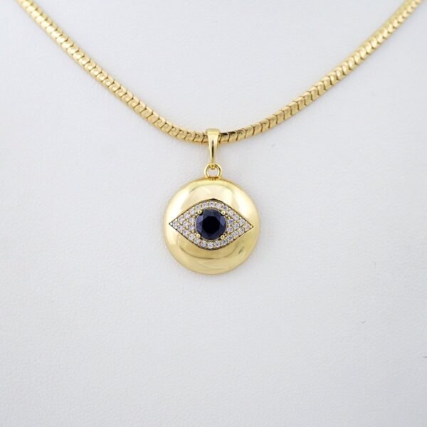 Cadenas & Colgantes/ Chain/Pendants/ Zircon Stone/ 14K Real Color/ 3mmx45cm// SET1240 - Image 2