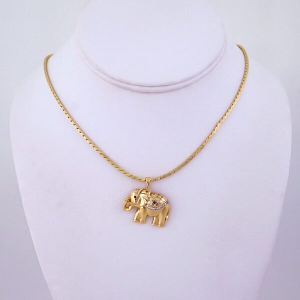 Cadenas & Colgantes/ Chain/Pendants/ Zircon Stone/ 14K Real Color/ 3mmx45cm// SET1248