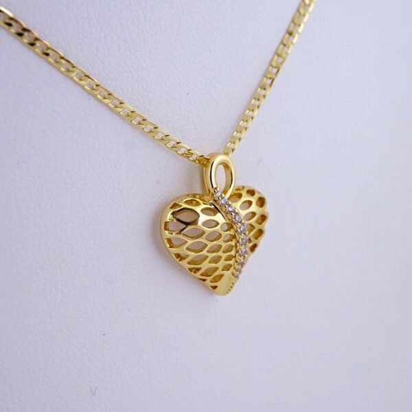 Cadenas & Colgantes/ Chain/Pendants/ Zircon Stone/ 14K Real Color/ 2mmx45cm// SET1252 - Image 2