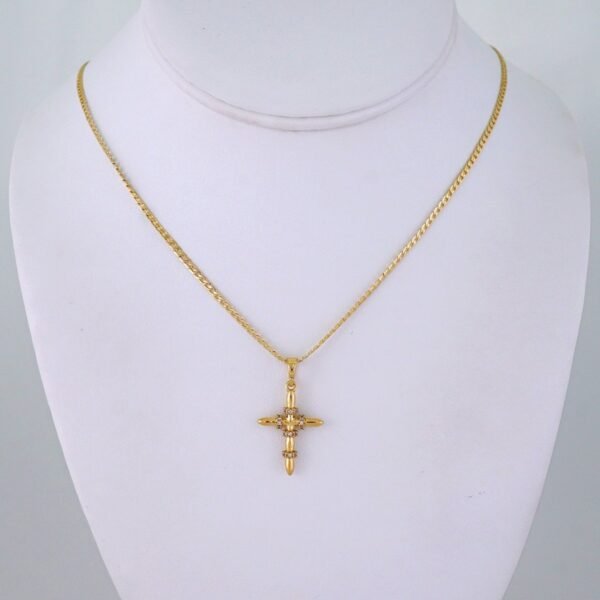 Cadenas & Colgantes/ Chain/Pendants/ Zircon Stone/ 14K Real Color/ 2mmx45cm// SET1257
