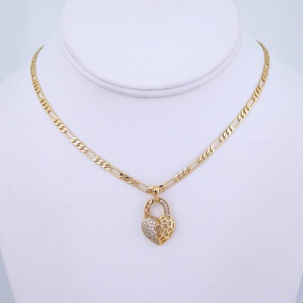 Cadenas & Colgantes/ Chain/Pendants/ Zircon Stone/ 14K Real Color/ 3mmx40cm// SET1262