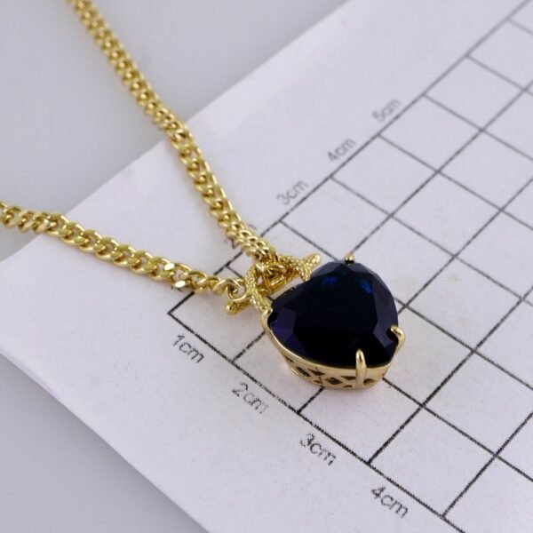 Cadenas & Colgantes/ Chain/Pendants/ Zircon Stone/ 14K Real Color/ 3mmx45cm// SET1286 - Image 3
