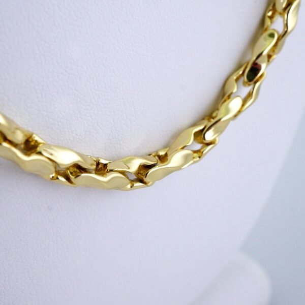 Cadenas/ Chain/ 14K Real Color/ Plain/8mmx60cm// SET1302 - Image 2