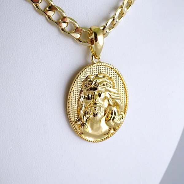 Cadenas & Colgantes/ Chain/Pendants/ Plain/ 14K Real Color/ 8mmx60cm// SET1313 - Image 2