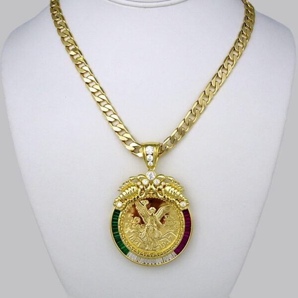 Cadenas & Colgantes/ Chain Men/ 14K Real Color/ Zircon Stone// SET210