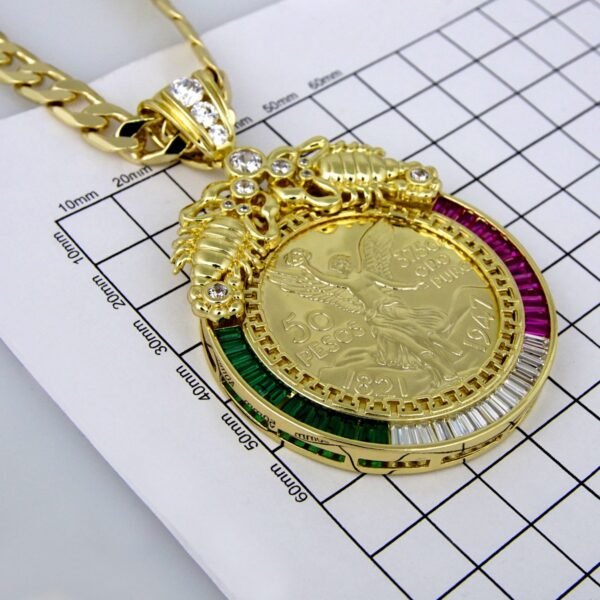 Cadenas & Colgantes/ Chain Men/ 14K Real Color/ Zircon Stone// SET210 - Image 3