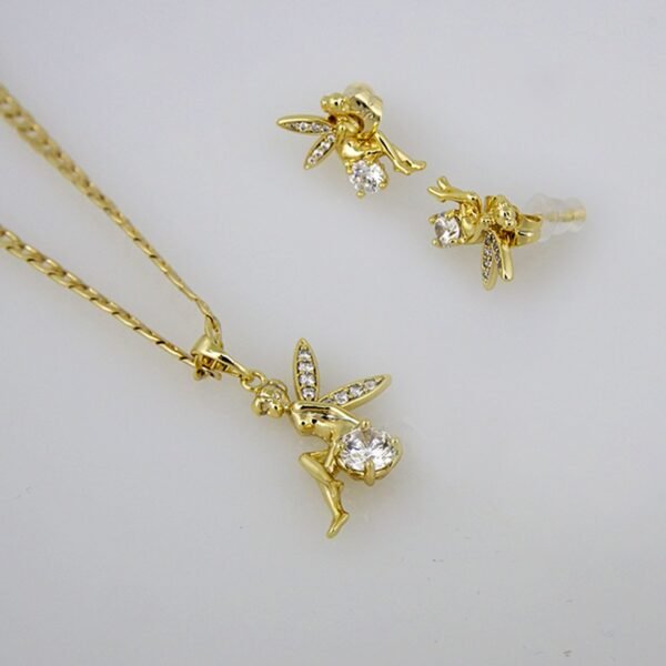 Cadenas & Colgantes/ Chain W/Pendants /  14K Real Color/  Zircon Stone/  3mm x 45cm// SET214