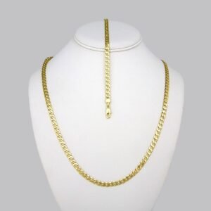 Cadenas & Pulseras/ Chain Men/14K Real Color/Zircon Stone/ 6mm x60cm// SET246