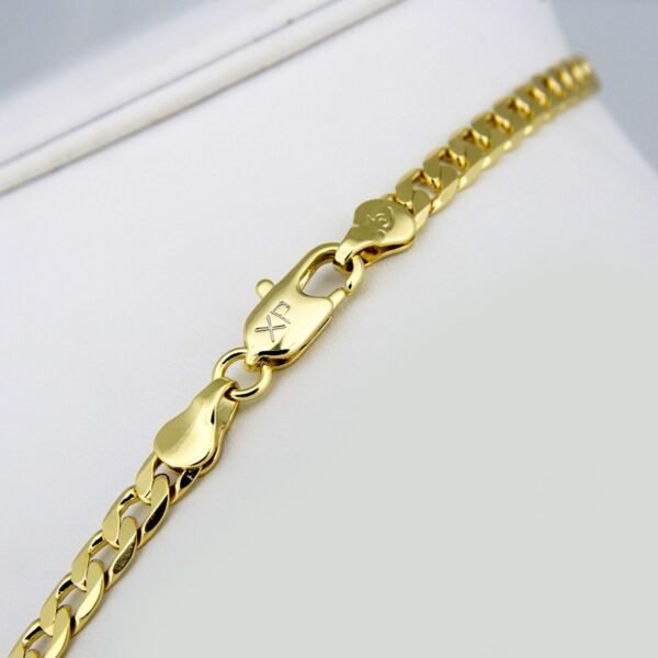 Cadenas & Pulseras/ Chain Men/14K Real Color/Zircon Stone/ 6mm x60cm// SET246 - Image 3