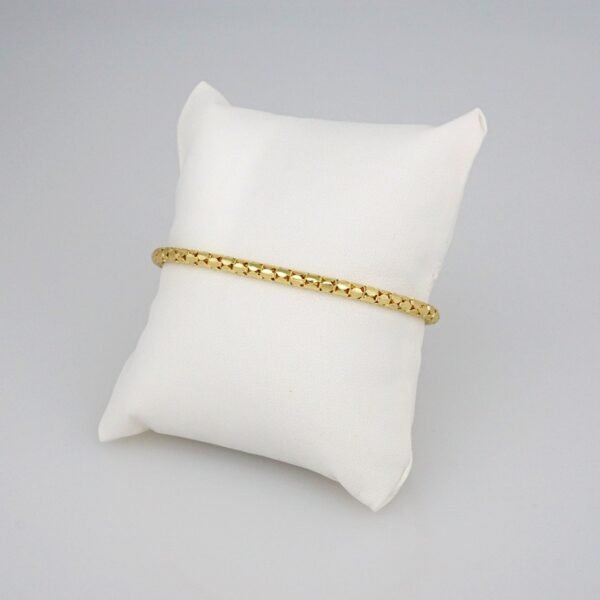 Gargantilla & Pulsera / Choker W/ Bracelet/ 14K Real Color/ Plain/ 45cm// SET266 - Image 4
