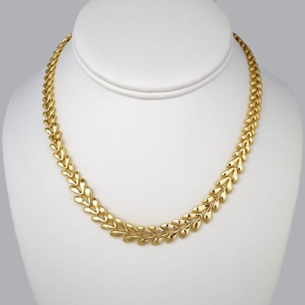 Cadenas / Chain W /14K Real Color/Plain/ Gargantilla 6mm x 40cm, 45cm// SET341