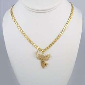 Cadenas & Colgantes/ Chain Men/Pendants/  14K Real Color/  Plain/  6mm x45cm// SET384