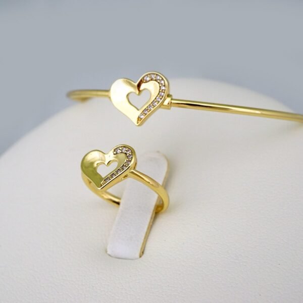 Cadenas & Colgantes & Earrings/ Rings/ Chain /Pendants /  14K Real Color/  Zircon Stone/  Set de Niña// SET509 - Image 2