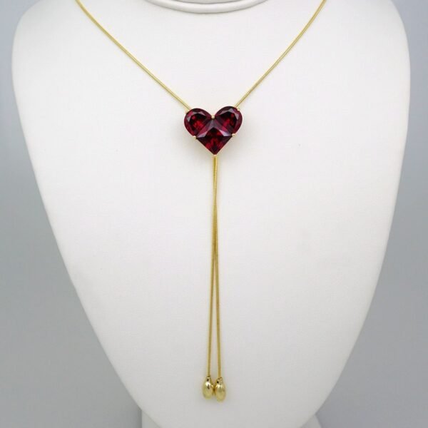 Cadenas & Colgantes & Earrings/ Chain W/Pendants / 14K Real Color/ Zircon Stone// SET518 - Image 2