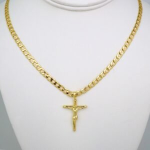 Cadenas & Colgantes/ Chain /Pendants /14K Real Color/Zircon Stone/ 4mmx45-50-60cm// SET521