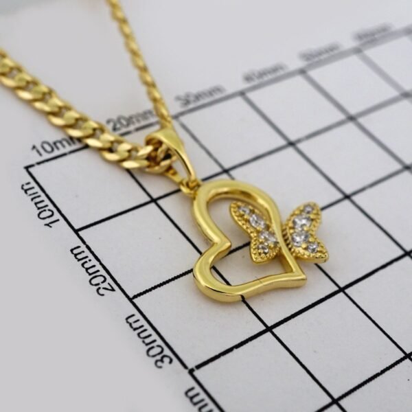 Cadenas & Colgantes/ Chain /Pendants / 14K Real Color/ Zircon Stone/ 3mmx45cm// SET525 - Image 3