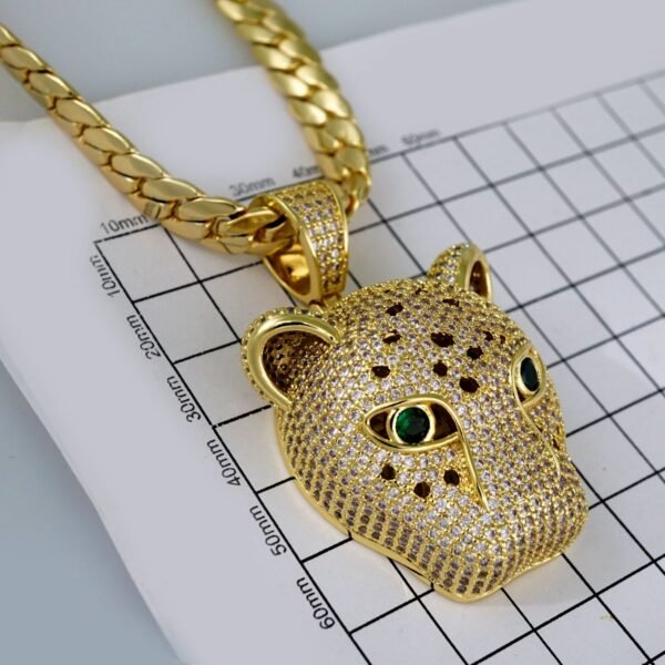 Cadenas & Colgantes/ Chain /Pendants/  14K Real Color/  Zircon Stone/  8mm// SET631 - Image 3