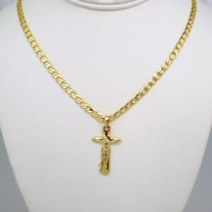 Cadenas & Colgantes/ Chain /Pendants /14K Real Color/Zircon Stone/ 4mm x60cm// SET547
