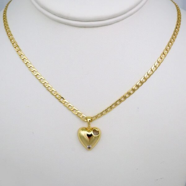 Cadenas & Colgantes/ Chain /Pendants / 14K Real Color/ Zircon Stone/  3mm x45cm// SET548