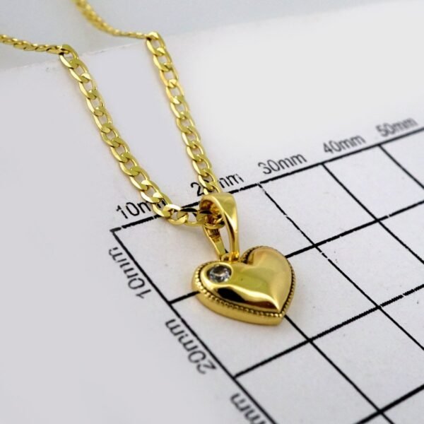 Cadenas & Colgantes/ Chain /Pendants / 14K Real Color/ Zircon Stone/  2mm x45cm// SET551 - Image 3