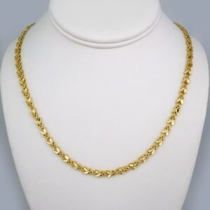 Cadenas / Chain W/Pendants /  14K Real Color/  Zircon Stone/  4mmx45cm// SET559