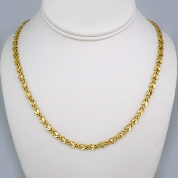 Cadenas / Chain W/Pendants /  14K Real Color/  Zircon Stone/  4mmx45cm// SET559