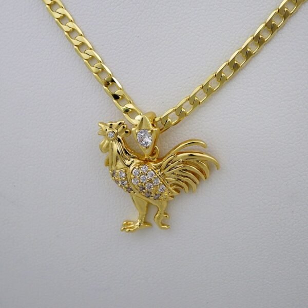 Cadenas & Colgantes/ Chain /Pendants /  14K Real Color/  Zircon Stone/  3mmx60cm// SET571 - Image 2