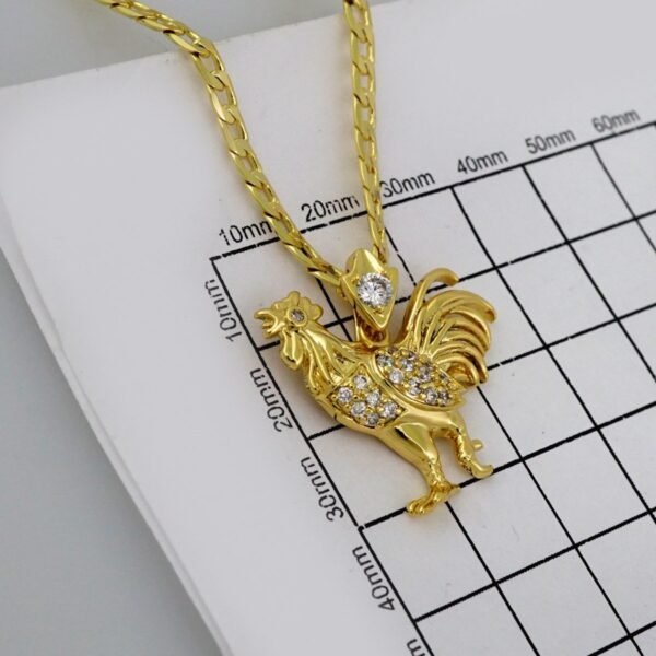 Cadenas & Colgantes/ Chain /Pendants /  14K Real Color/  Zircon Stone/  3mmx60cm// SET571 - Image 3