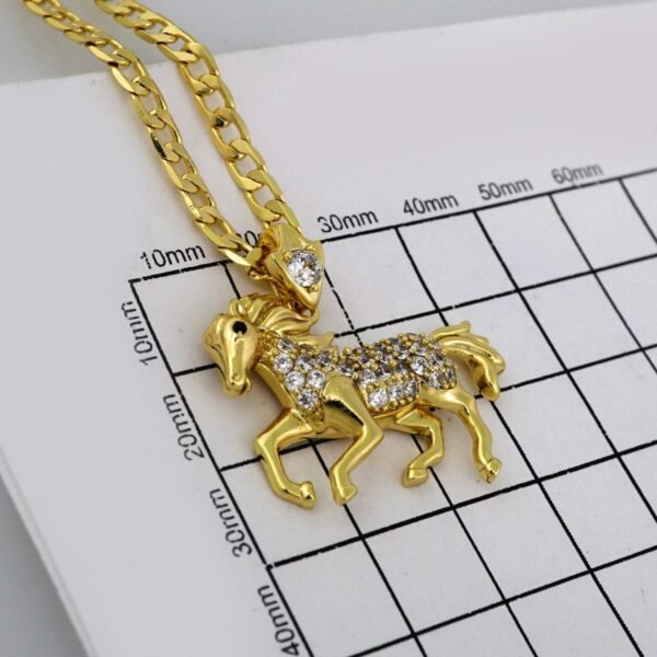 Cadenas & Colgantes/ Chain /Pendants /  14K Real Color/  Zircon Stone/  3mmx50cm// SET574 - Image 3