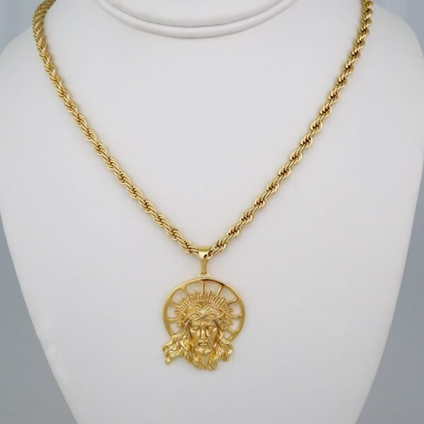 Cadenas & Colgantes/ Chain M/Pendants /14K Real Color/Plain/6mmx60cm// SET685