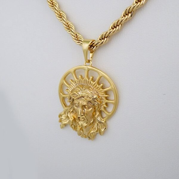 Cadenas & Colgantes/ Chain M/Pendants /14K Real Color/Plain/6mmx60cm// SET685 - Image 2