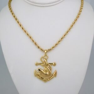 Cadenas & Colgantes/ Chain M/Pendants /  14K Real Color/  Plain/ 6mm x60cm// SET686