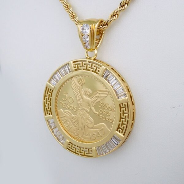 Cadenas & Colgantes/ Chain M/Pendants /14K Real Color/Zircon Stone/ 6mm x60cm// SET687 - Image 2