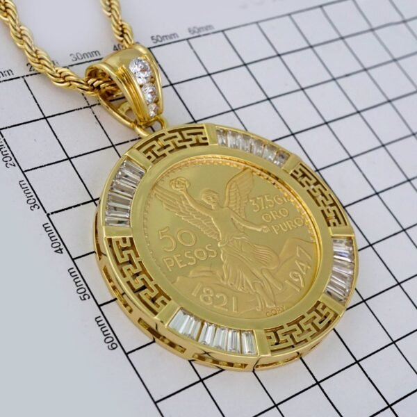 Cadenas & Colgantes/ Chain M/Pendants /14K Real Color/Zircon Stone/ 6mm x60cm// SET687 - Image 3