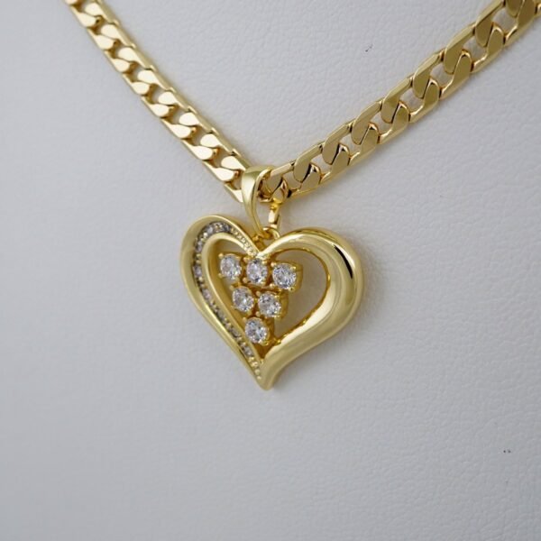 Cadenas & Colgantes/ Chain /Pendants /14K Real Color/  Zircon Stone/  6mmx45cm// SET742 - Image 2