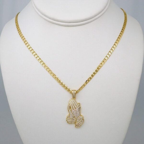 Cadenas & Colgantes/ Chain /Pendants /14K Real Color/Zircon Stone/3mmx60cm// SET745