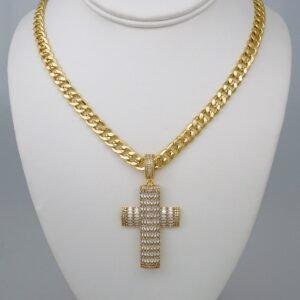 Cadenas & Colgantes/ Chain /Pendants /14K Real Color/Zircon Stone/8mmx60cm// SET747