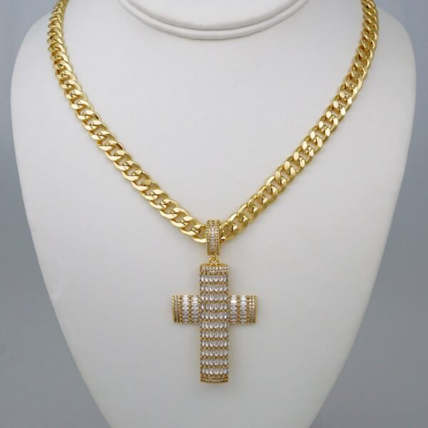 Cadenas & Colgantes/ Chain /Pendants /14K Real Color/Zircon Stone/8mmx60cm// SET747