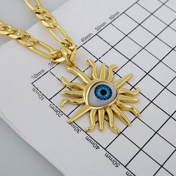 Cadenas & Colgantes/ Chain /Pendants /14K Real Color/Zircon Stone/ 6mmx45cm// SET777 - Image 3