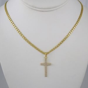 Cadenas & Colgantes/ Chain /Pendants /  14K Real Color/  Zircon Stone/  3mm// SET805