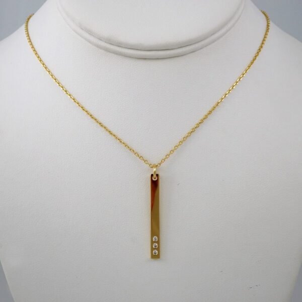 Cadenas & Colgantes/ Chain W/Pendants /14K Real Color/Zircon Stone/ 2mm x45cm// SET818